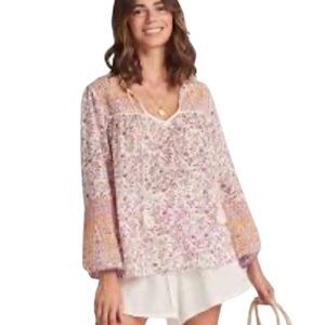 Arnhem lilac Blush Floral Blouse size 6